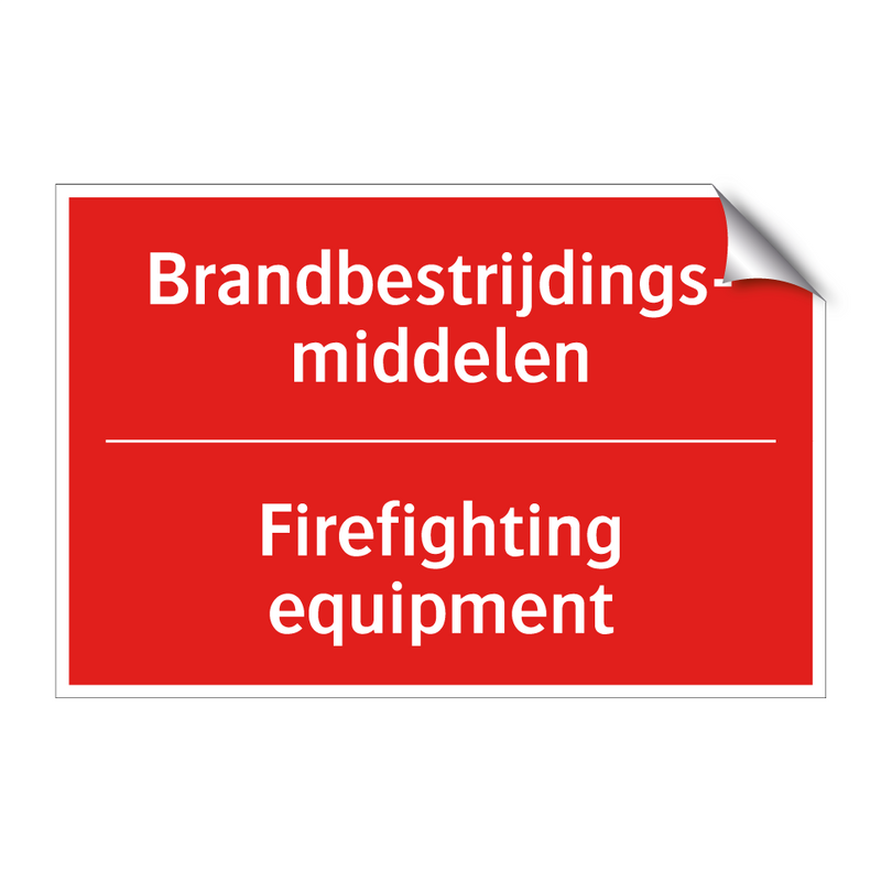 Brandbestrijdings- middelen - Firefighting equipment
