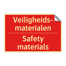 Veiligheids- materialen - Safety materials