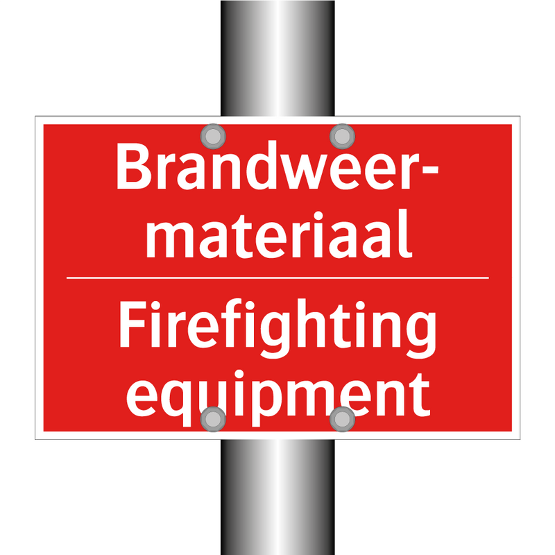 Brandweer- materiaal - Firefighting equipment