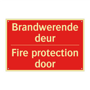 Brandwerende deur - Fire protection door