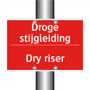 Droge stijgleiding - Dry riser