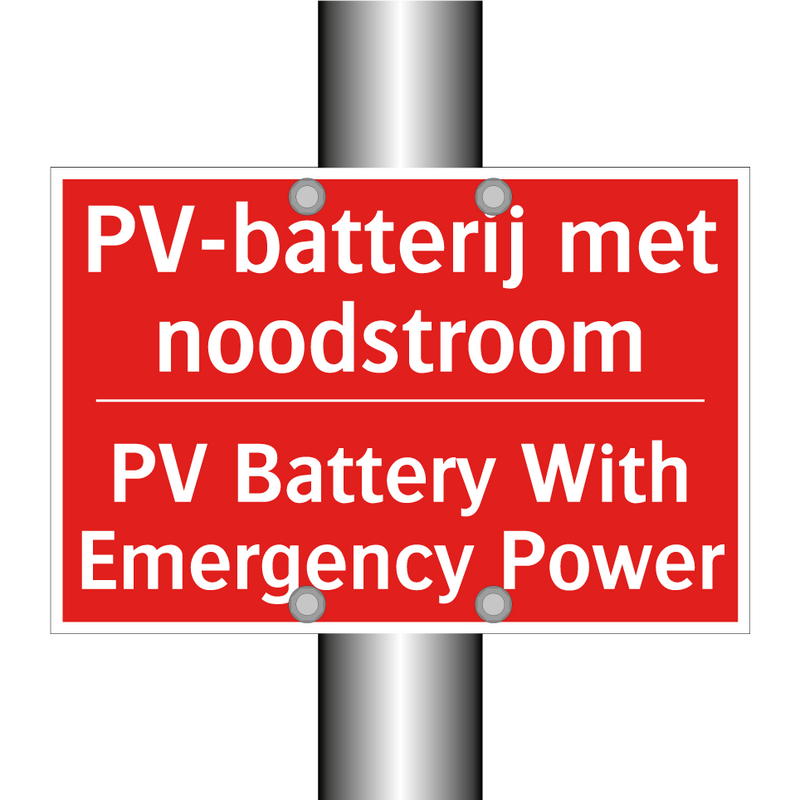 PV-batterij met noodstroom - PV Battery With Emergency Power
