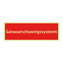 Gaswaarschuwingssysteem & Gaswaarschuwingssysteem & Gaswaarschuwingssysteem