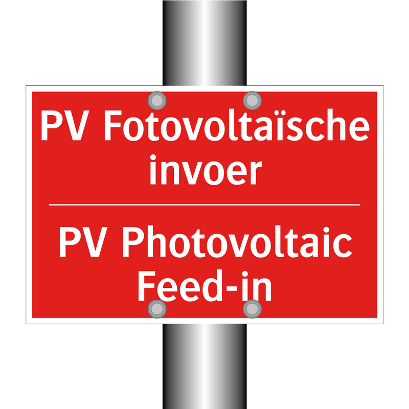 PV Fotovoltaïsche invoer - PV Photovoltaic Feed-in