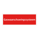 Gaswaarschuwingssysteem & Gaswaarschuwingssysteem & Gaswaarschuwingssysteem