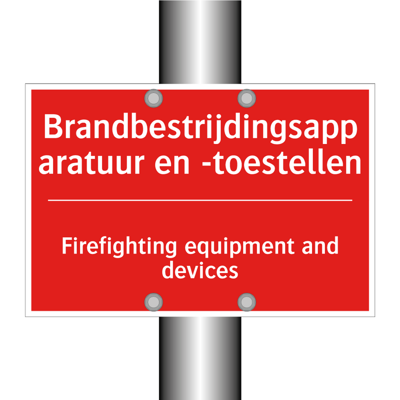 Brandbestrijdingsapparatuur en -toestellen - Firefighting equipment and devices