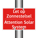 Let op Zonnestelsel - Attention Solar System