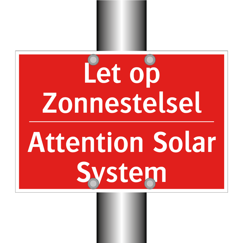 Let op Zonnestelsel - Attention Solar System