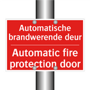 Automatische brandwerende deur - Automatic fire protection door