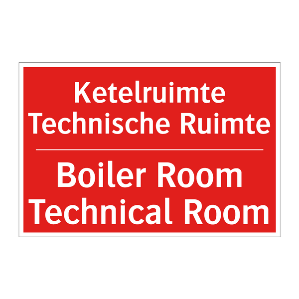 Ketelruimte Technische Ruimte - Boiler Room Technical Room