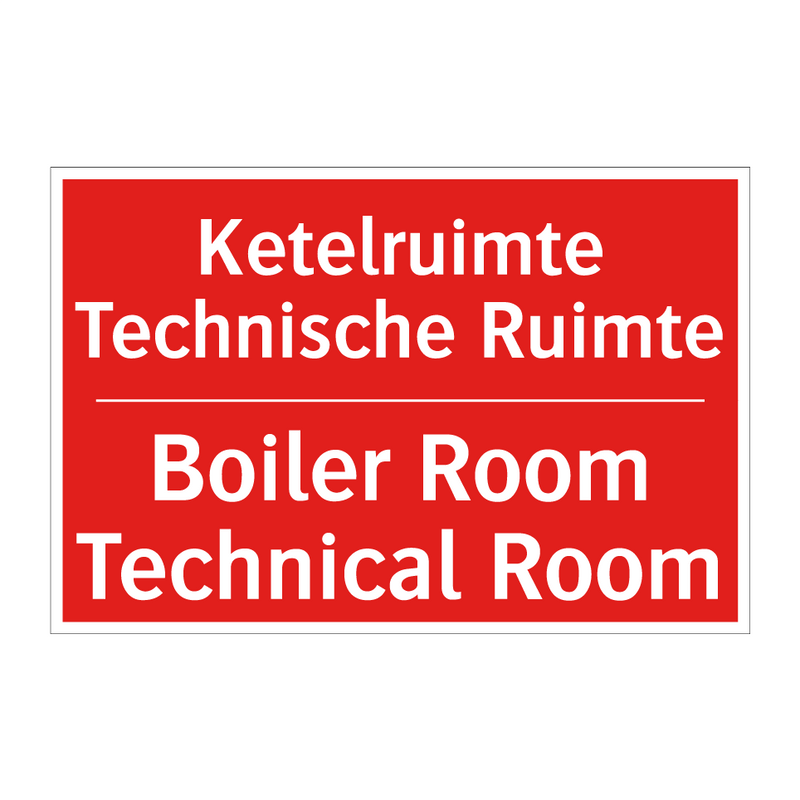 Ketelruimte Technische Ruimte - Boiler Room Technical Room