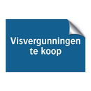 Visvergunningen te koop & Visvergunningen te koop & Visvergunningen te koop