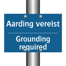 Aarding vereist - Grounding required & Aarding vereist - Grounding required