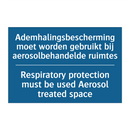 Ademhalingsbescherming moet worden /.../ - Respiratory protection must be /.../