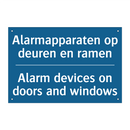 Alarmapparaten op deuren en ramen /.../ - Alarm devices on doors and windows /.../
