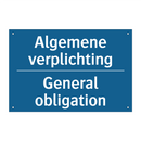 Algemene verplichting - General obligation & Algemene verplichting - General obligation