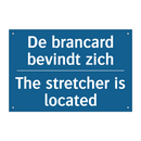 De brancard bevindt zich - The stretcher is located