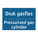 Druk gasfles - Pressurized gas cylinder & Druk gasfles - Pressurized gas cylinder