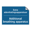 Extra ademhalingsapparatuur - Additional breathing apparatus