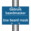 Gebruik baardmasker - Use beard mask & Gebruik baardmasker - Use beard mask