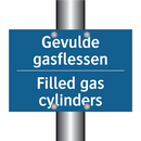 Gevulde gasflessen - Filled gas cylinders & Gevulde gasflessen - Filled gas cylinders
