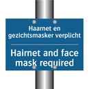 Haarnet en gezichtsmasker verplicht /.../ - Hairnet and face mask required