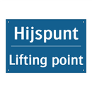 Hijspunt - Lifting point & Hijspunt - Lifting point & Hijspunt - Lifting point