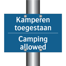 Kamperen toegestaan - Camping allowed & Kamperen toegestaan - Camping allowed