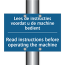 Lees de instructies voordat u /.../ - Read instructions before operating /.../