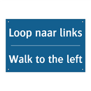 Loop naar links - Walk to the left & Loop naar links - Walk to the left