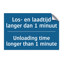 Los- en laadtijd langer dan 1 /.../ - Unloading time longer than 1 minute /.../