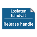 Loslaten handvat - Release handle & Loslaten handvat - Release handle