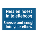 Nies en hoest in je elleboog - Sneeze and cough into your elbow /.../