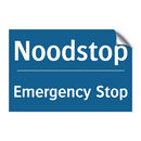 Noodstop - Emergency Stop & Noodstop - Emergency Stop & Noodstop - Emergency Stop