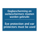 Oogbescherming en oorbeschermers /.../ - Eye protection and ear protectors /.../