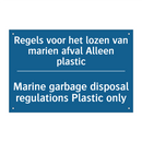 Regels voor het lozen van marien /.../ - Marine garbage disposal regulations /.../