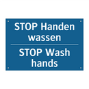 STOP Handen wassen - STOP Wash hands & STOP Handen wassen - STOP Wash hands