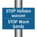 STOP Handen wassen - STOP Wash hands & STOP Handen wassen - STOP Wash hands