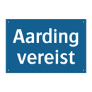 Aarding vereist & Aarding vereist & Aarding vereist & Aarding vereist & Aarding vereist