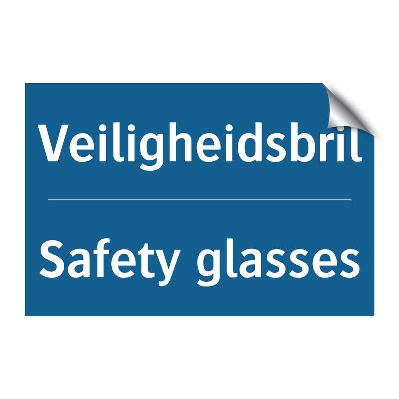 Veiligheidsbril - Safety glasses & Veiligheidsbril - Safety glasses