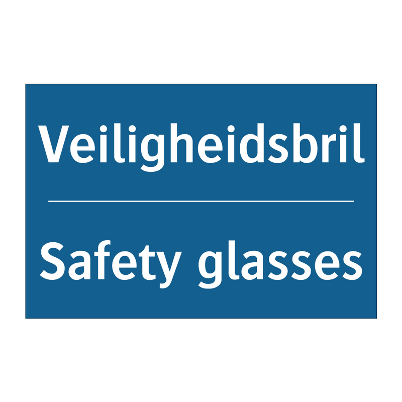 Veiligheidsbril - Safety glasses & Veiligheidsbril - Safety glasses