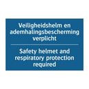 Veiligheidshelm en ademhalingsbescherming /.../ - Safety helmet and respiratory /.../