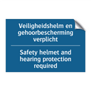 Veiligheidshelm en gehoorbescherming /.../ - Safety helmet and hearing protection /.../