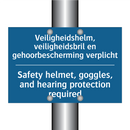 Veiligheidshelm, veiligheidsbril /.../ - Safety helmet, goggles, and hearing /.../