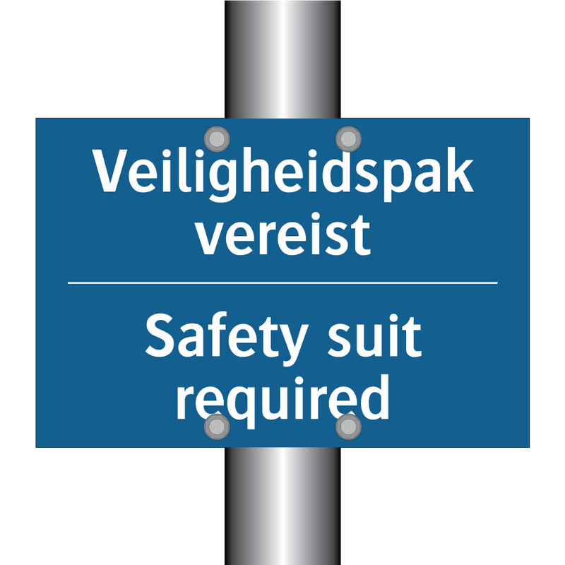 Veiligheidspak vereist - Safety suit required & Veiligheidspak vereist - Safety suit required