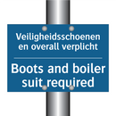 Veiligheidsschoenen en overall /.../ - Boots and boiler suit required