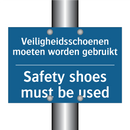 Veiligheidsschoenen moeten worden /.../ - Safety shoes must be used
