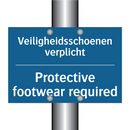 Veiligheidsschoenen verplicht - Protective footwear required