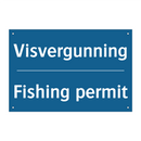 Visvergunning - Fishing permit & Visvergunning - Fishing permit & Visvergunning - Fishing permit