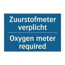 Zuurstofmeter verplicht - Oxygen meter required & Zuurstofmeter verplicht - Oxygen meter required